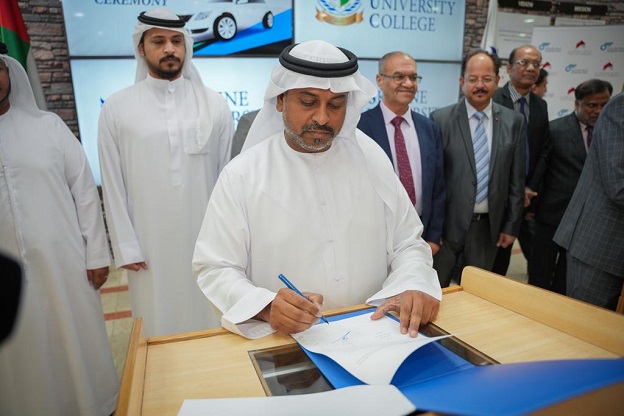 Sharjah Taxi signs a Memorandum of Understanding with Skyline University College